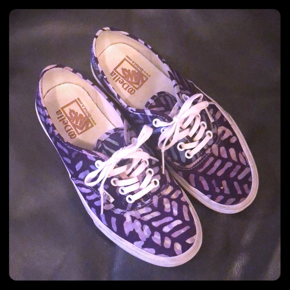 Vans Purple Lace-up Sneakers